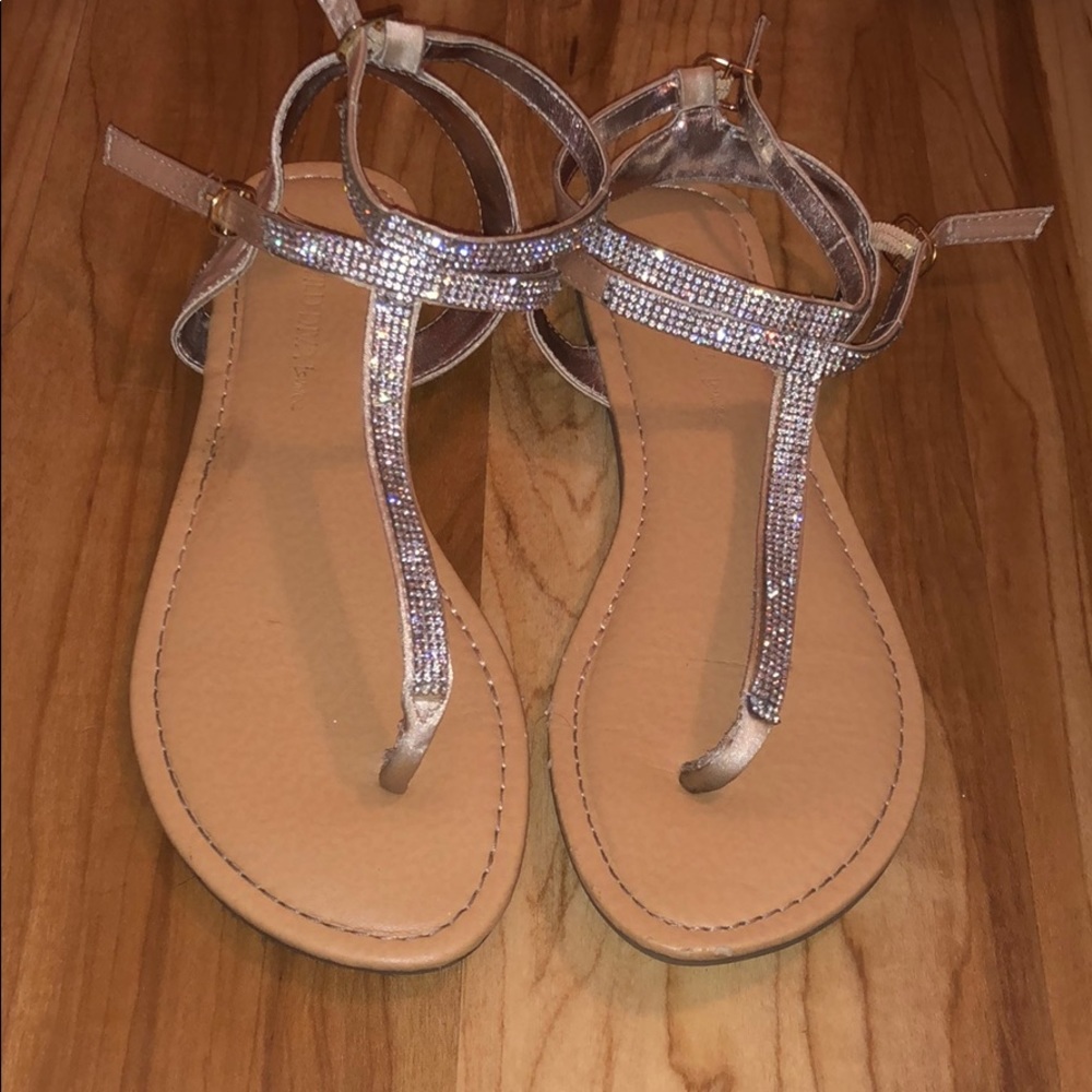 sparkly sandals